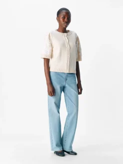 OBJJANE 2/4 RE KNIT CARDIGAN 140