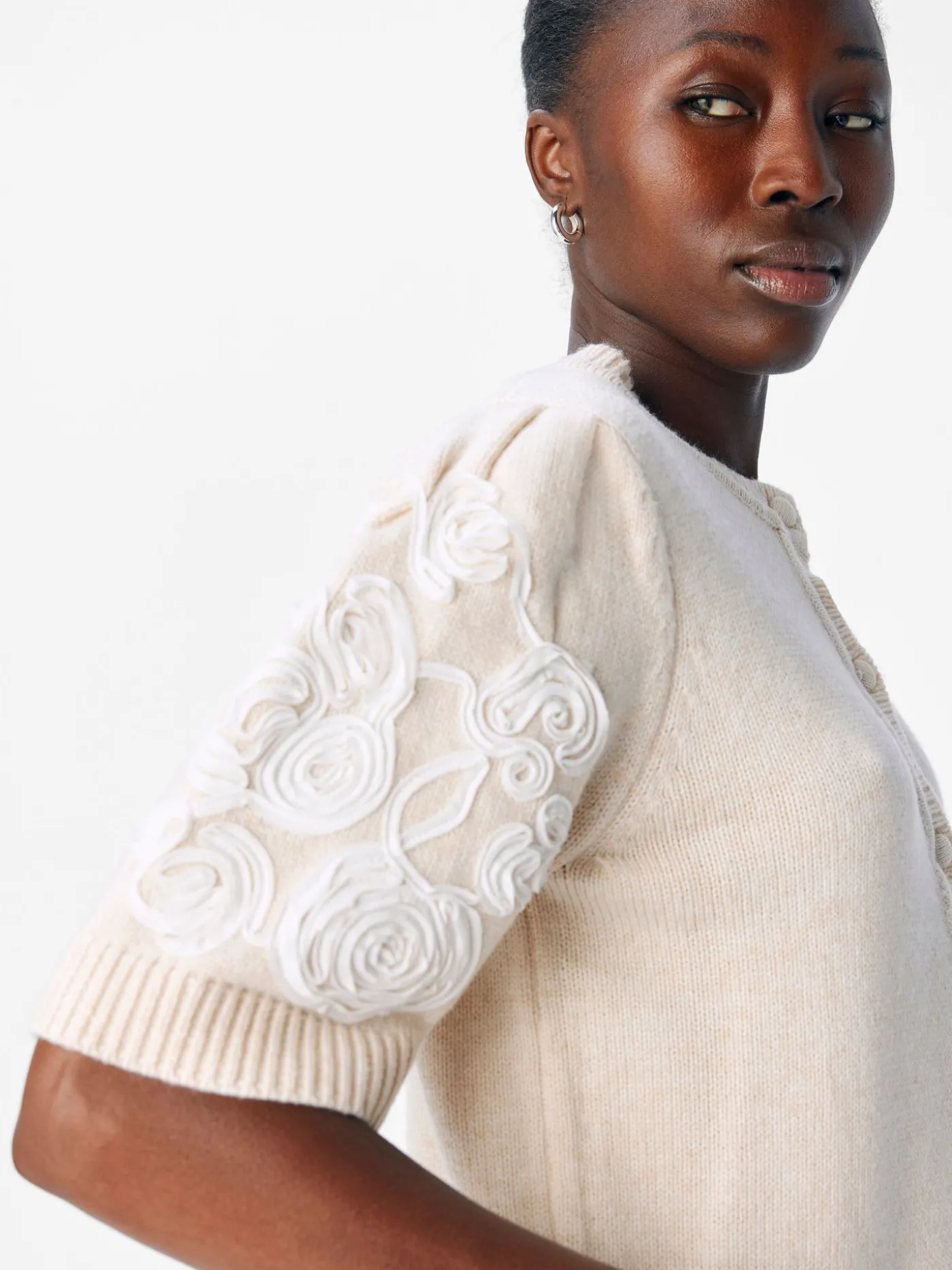 OBJJANE 2/4 RE KNIT CARDIGAN 140