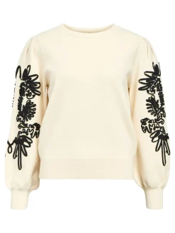 OBJJOANA L/S KNIT PULLOVER REP