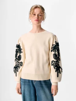 OBJJOANA L/S KNIT PULLOVER REP