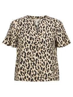 OBJKARINA S/S RE V-NECK TOP NOOS