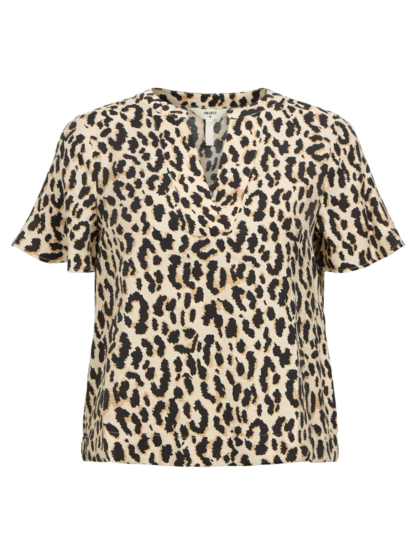 OBJKARINA S/S RE V-NECK TOP NOOS