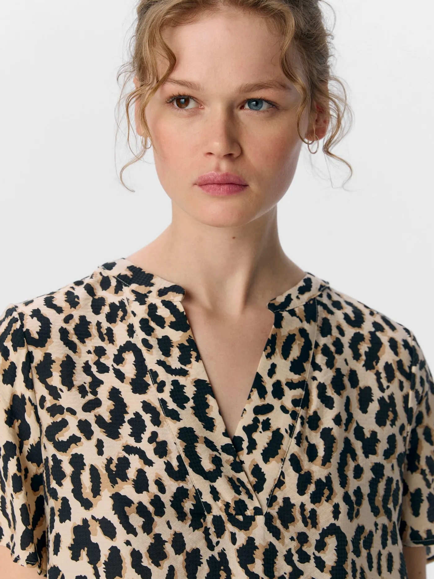 OBJKARINA S/S RE V-NECK TOP NOOS