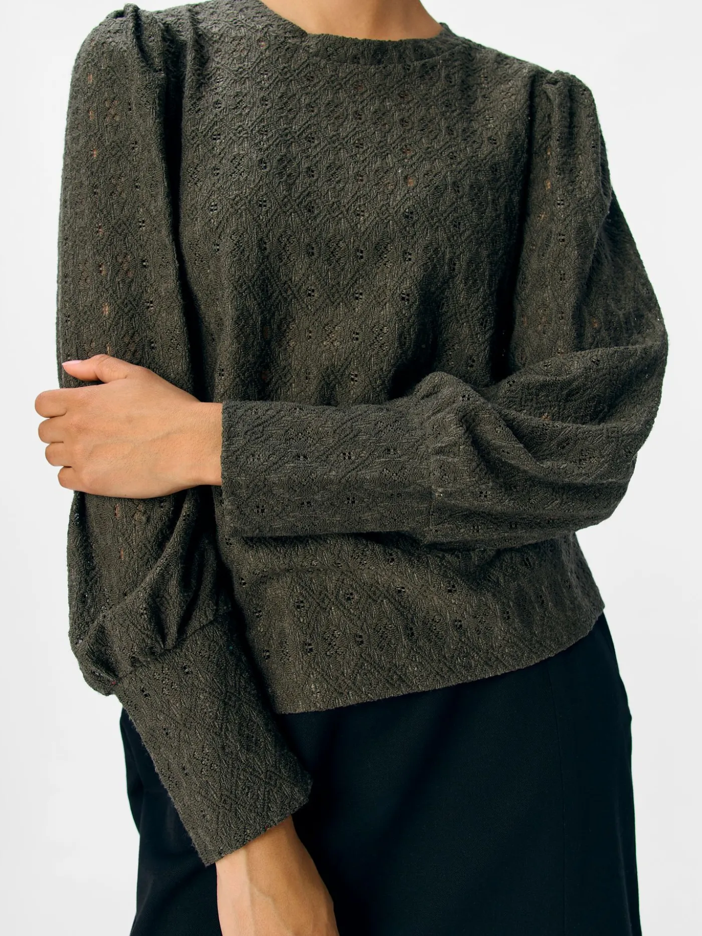 OBJLAILA L/S RE TOP NOOS