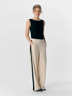 OBJLISA WIDE PANT AOP NOOS