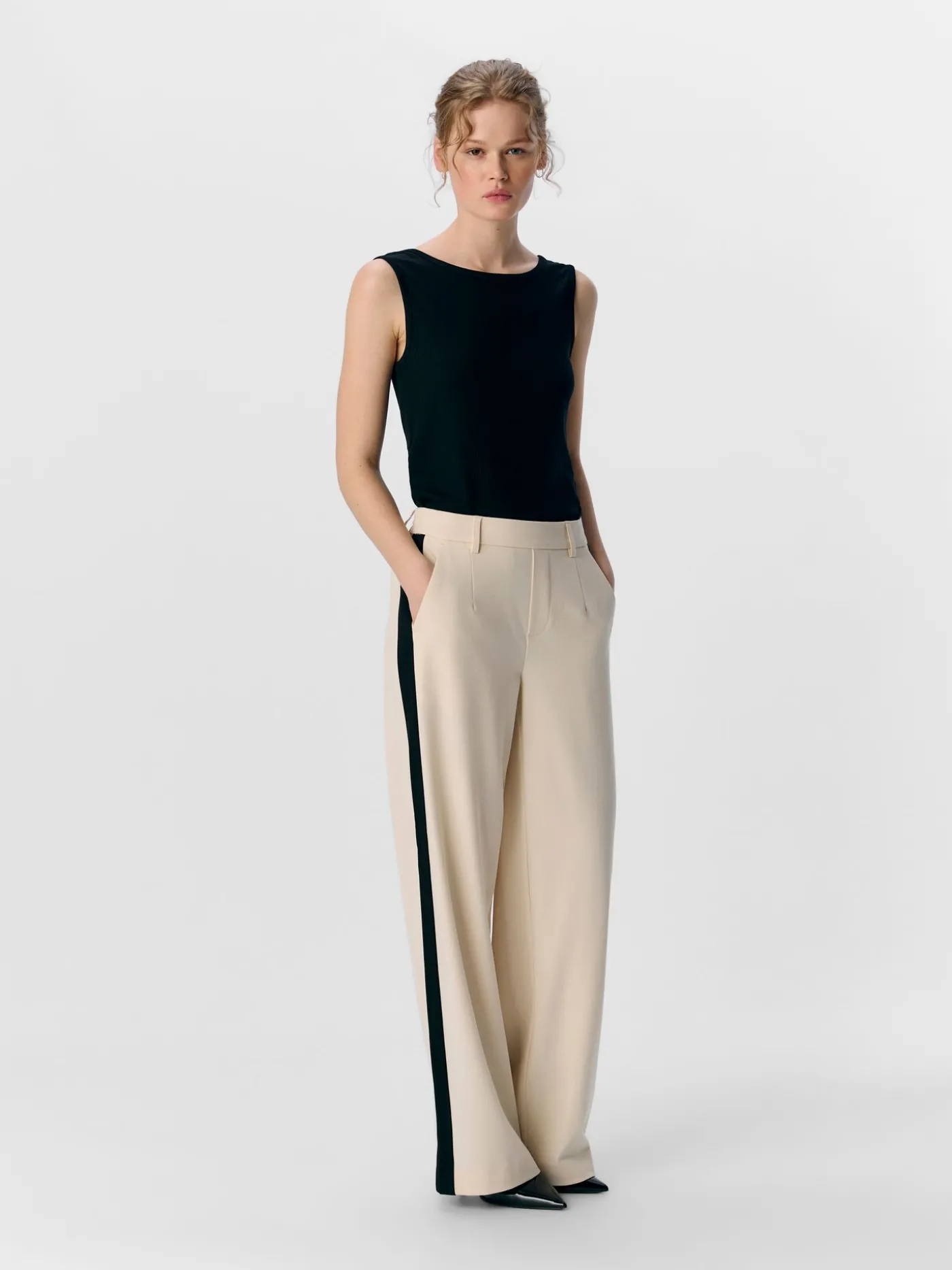 OBJLISA WIDE PANT AOP NOOS