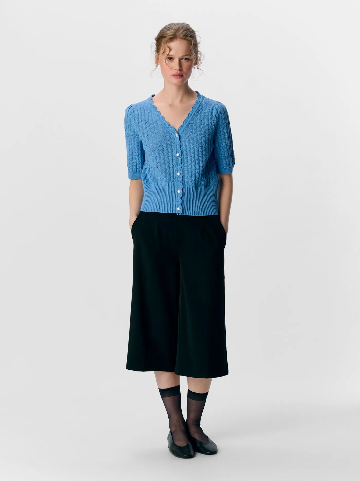 OBJNOEMI KNIT 2/4 RE CARDIGAN 138