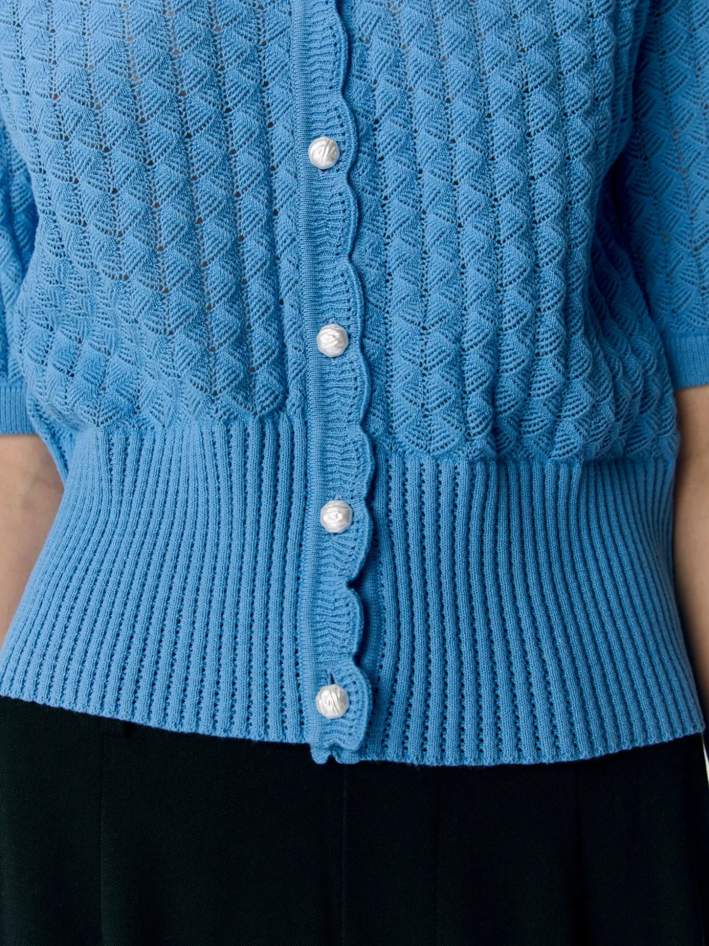 OBJNOEMI KNIT 2/4 RE CARDIGAN 138