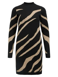 OBJRAY L/S KNIT DRESS AOP NOOS