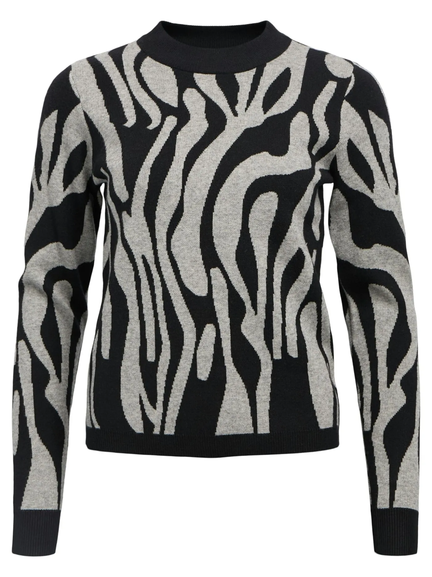 OBJRAY L/S KNIT PULLOVER AOP NOOS