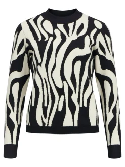 OBJRAY L/S KNIT PULLOVER AOP NOOS