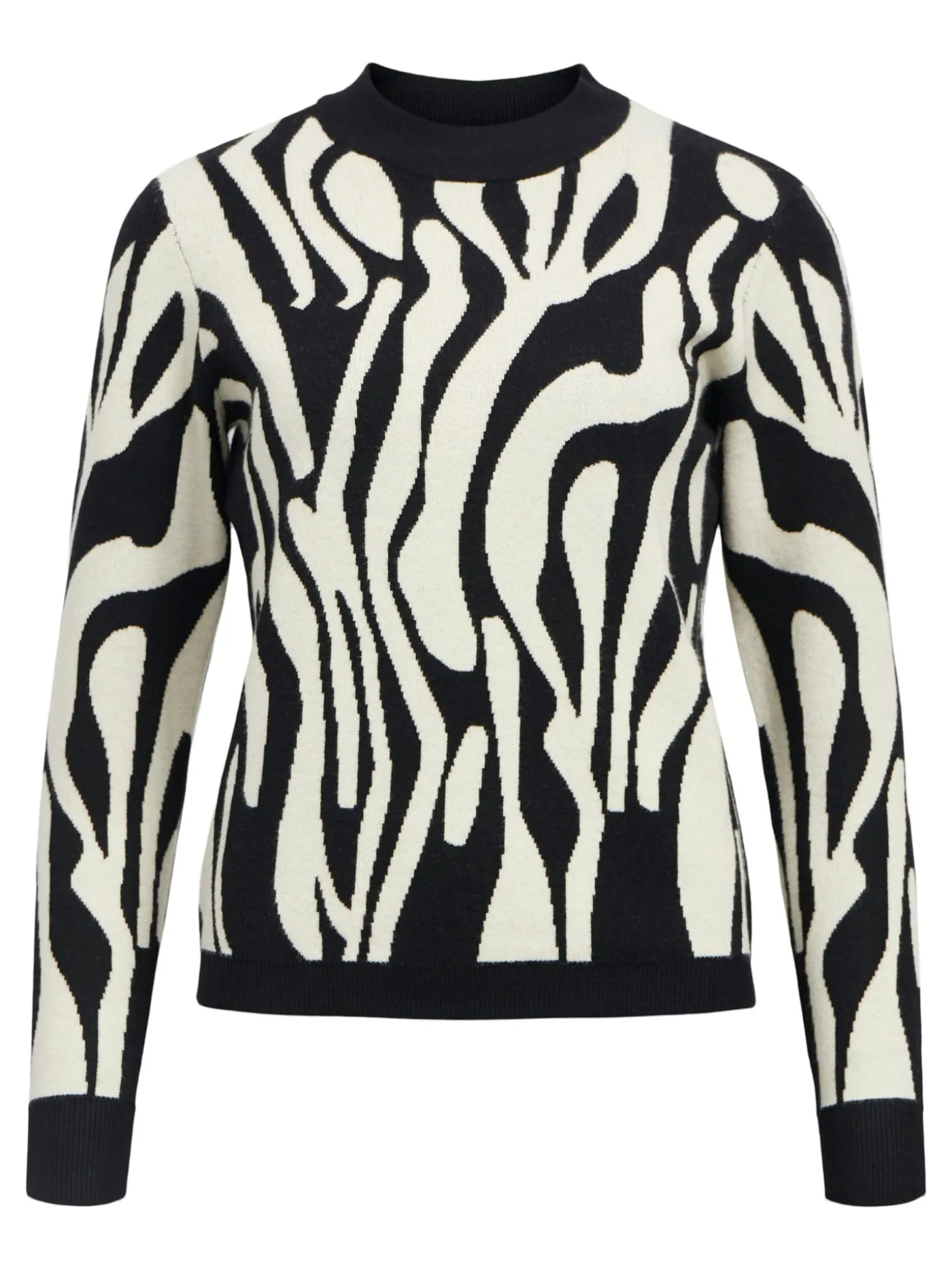 OBJRAY L/S KNIT PULLOVER AOP NOOS