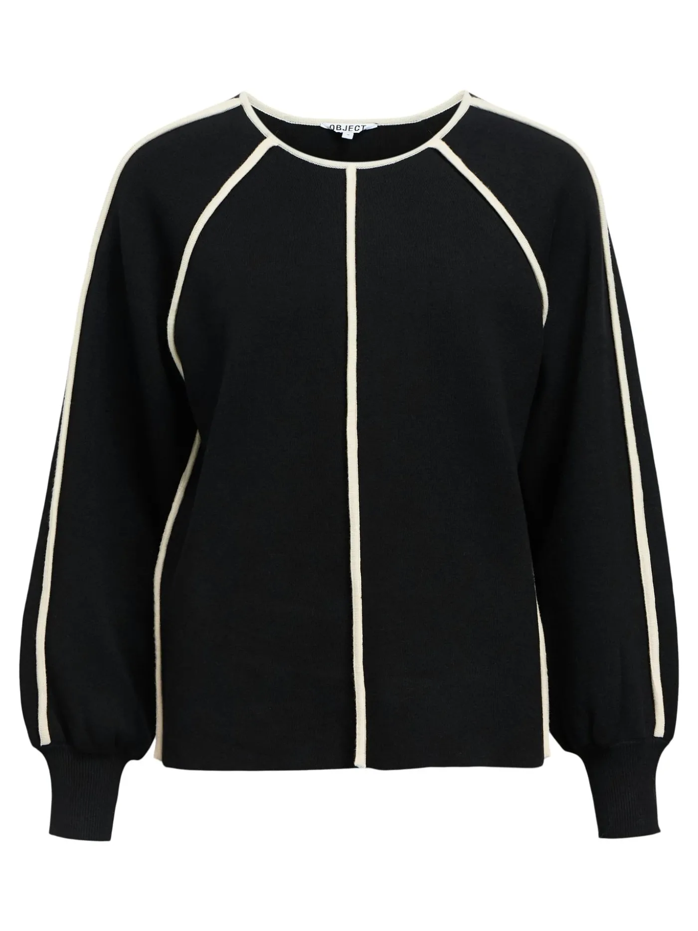 OBJREYNARD LS LO CONTRAST PULLOVER