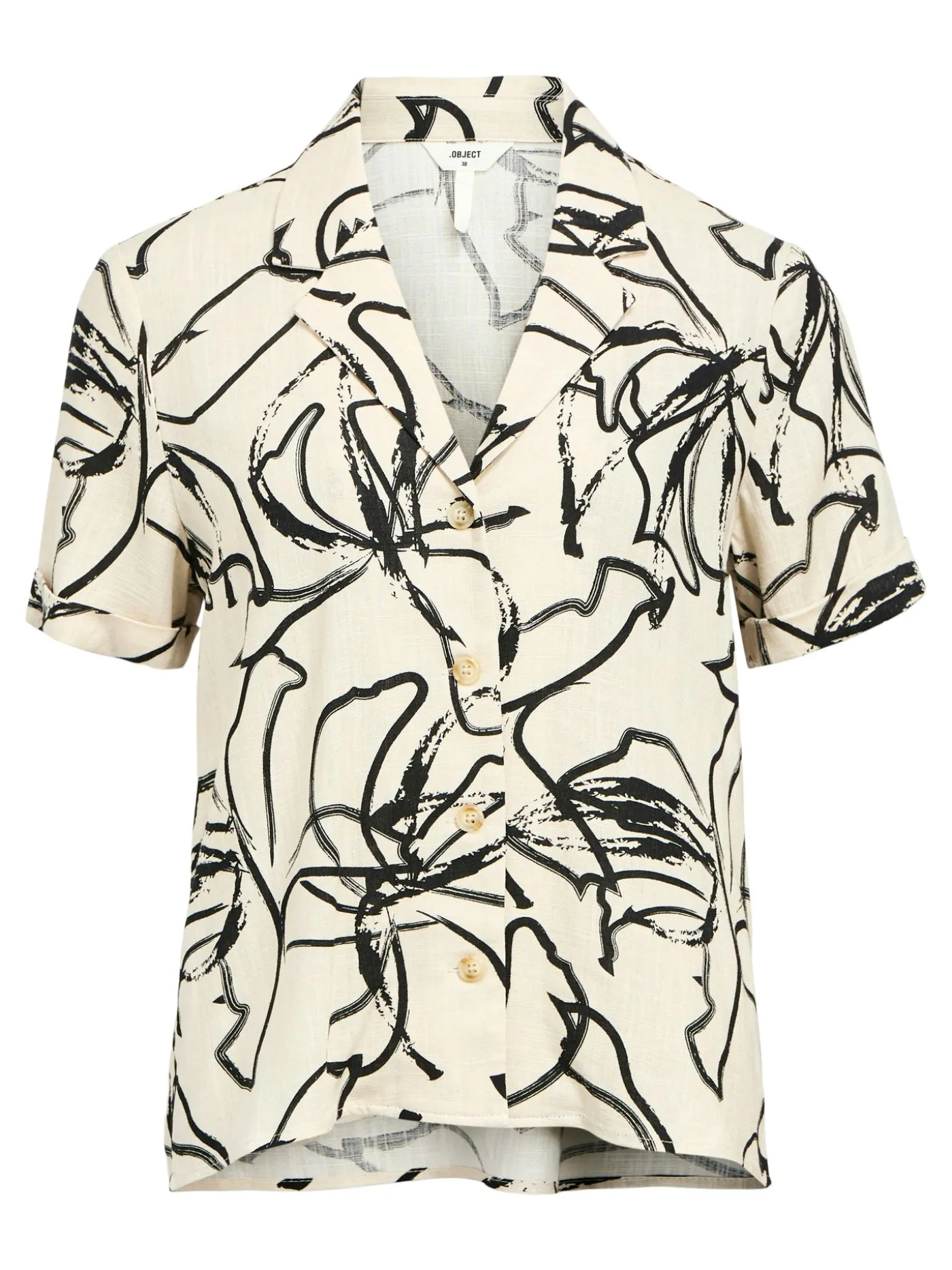 OBJSANNE S/S SHIRT AOP NOOS