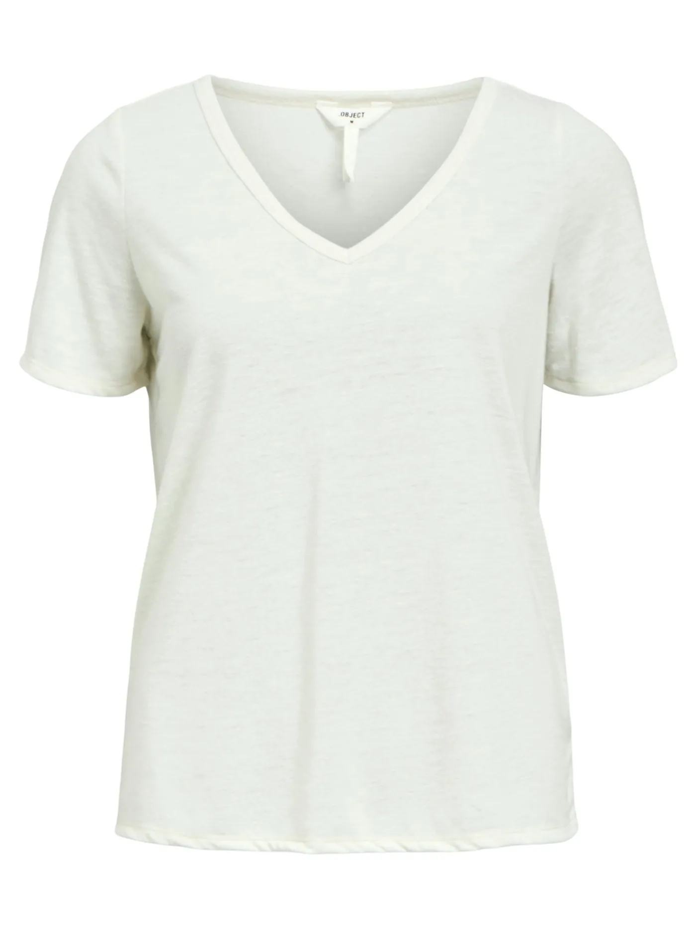 OBJTHEA S/S RE V-NECK TOP NOOS