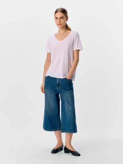 OBJTHEA S/S RE V-NECK TOP NOOS