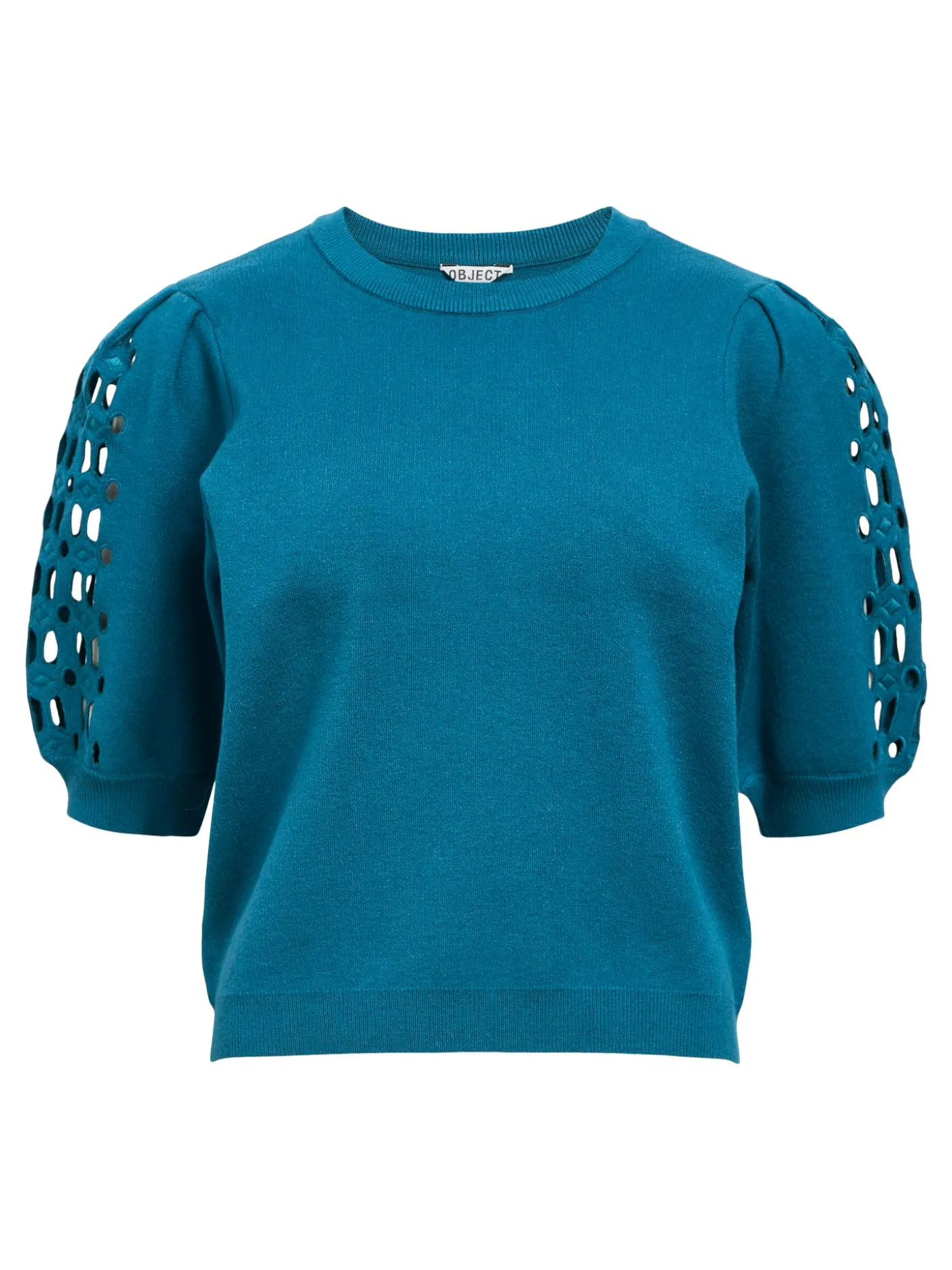 OBJYUKI S/S RE KNIT PULLOVER NOOS