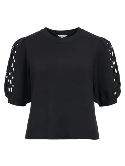 OBJYUKI S/S RE KNIT PULLOVER NOOS