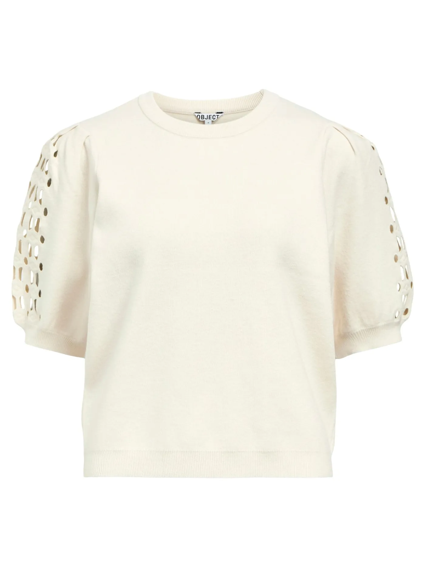 OBJYUKI S/S RE KNIT PULLOVER NOOS