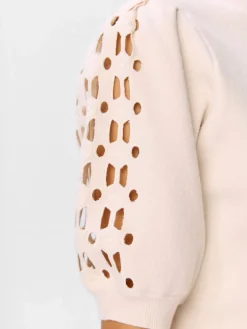 OBJYUKI S/S RE KNIT PULLOVER NOOS