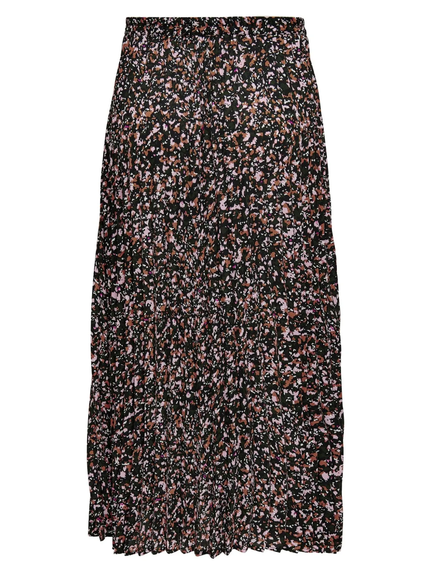 ONLALMA LIFE POLY PLISSE SKIRT AOP - Black/WILD GR