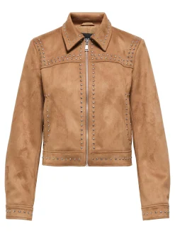 ONLAMELIA FAUX SUEDE STUDDED JACKET