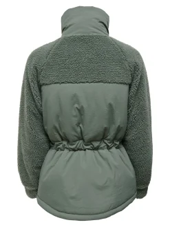 ONLARIANNA PADDED MIX TEDDY JACKET - Laurel Wreath