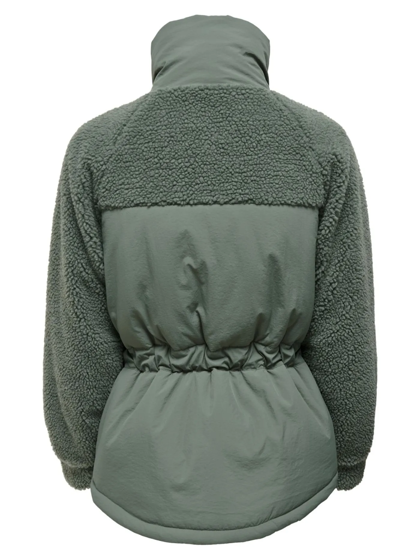 ONLARIANNA PADDED MIX TEDDY JACKET - Laurel Wreath