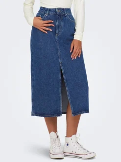 ONLBIANCA MIDI SKIRT DNM REA NOOS