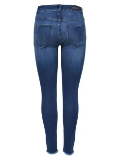 ONLBLUSH LIFE MID ANK RAW REA2077 N - Medium Blue