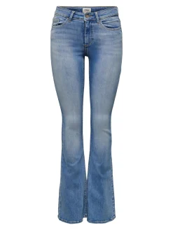 ONLBLUSH LIFE MID FLARED DNM TAI467 - Light Blue D