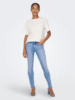 ONLBLUSH LIFE MID SK AK RAW REA4347 - Light Blue D