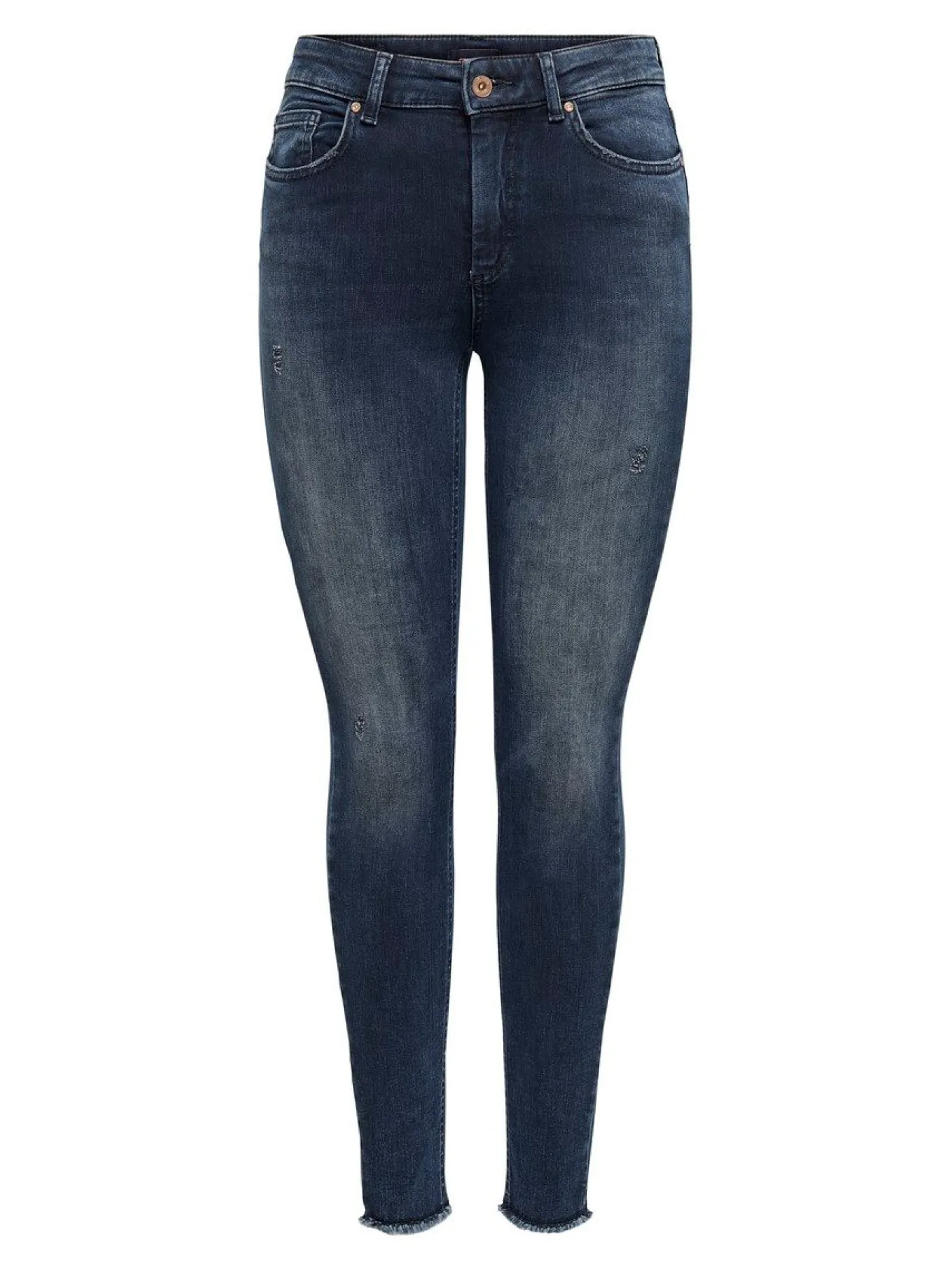 ONLBLUSH LIFE MID SK ANK RAW REA409 - Blue Black D