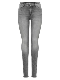 ONLBLUSH LIFE MID SK ANKRAW REA0918 - Grey Denim