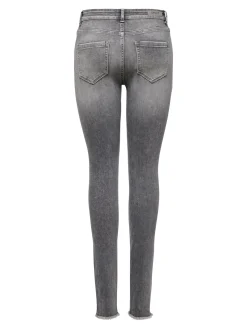 ONLBLUSH LIFE MID SK ANKRAW REA0918 - Grey Denim