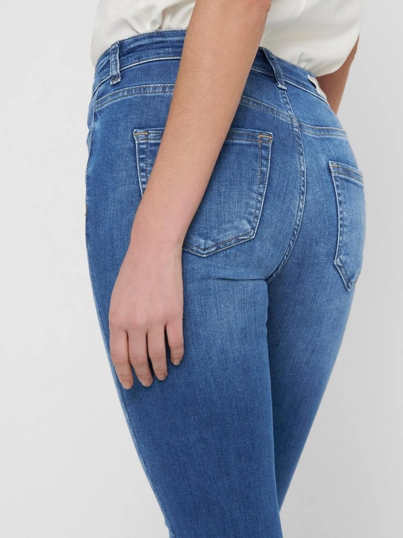 ONLBLUSH LIFE MID SKINNY REA12187 - Medium Blue D