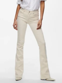 ONLBLUSH MID FLARED DNM NOOS - Ecru