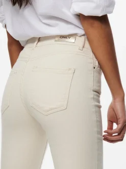 ONLBLUSH MID FLARED DNM NOOS - Ecru