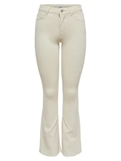 ONLBLUSH MID FLARED DNM NOOS - Ecru