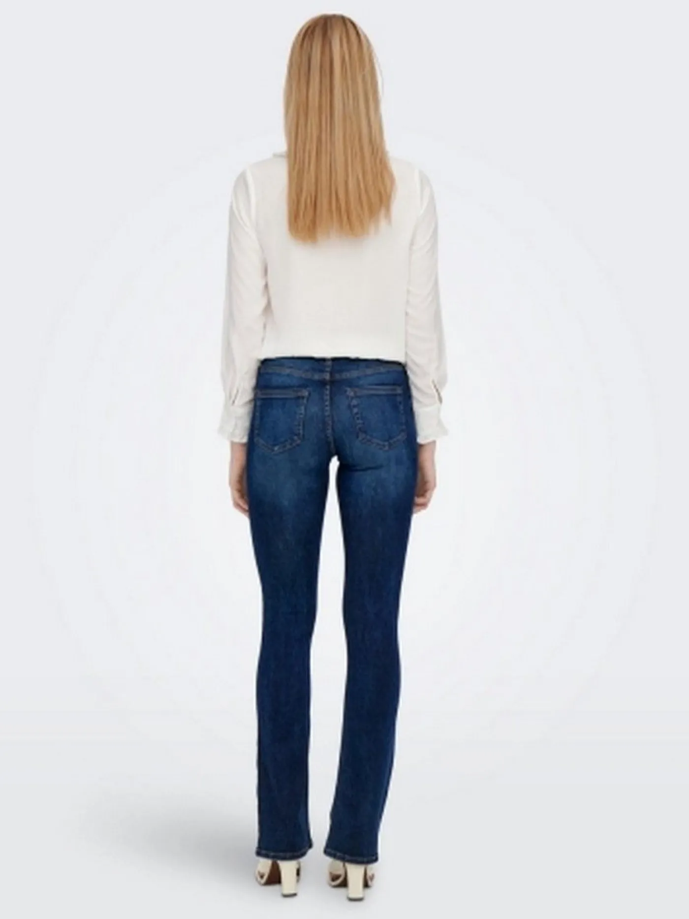 ONLBLUSH MID FLARED DNM TAI021 NOOS - Dark Blue De