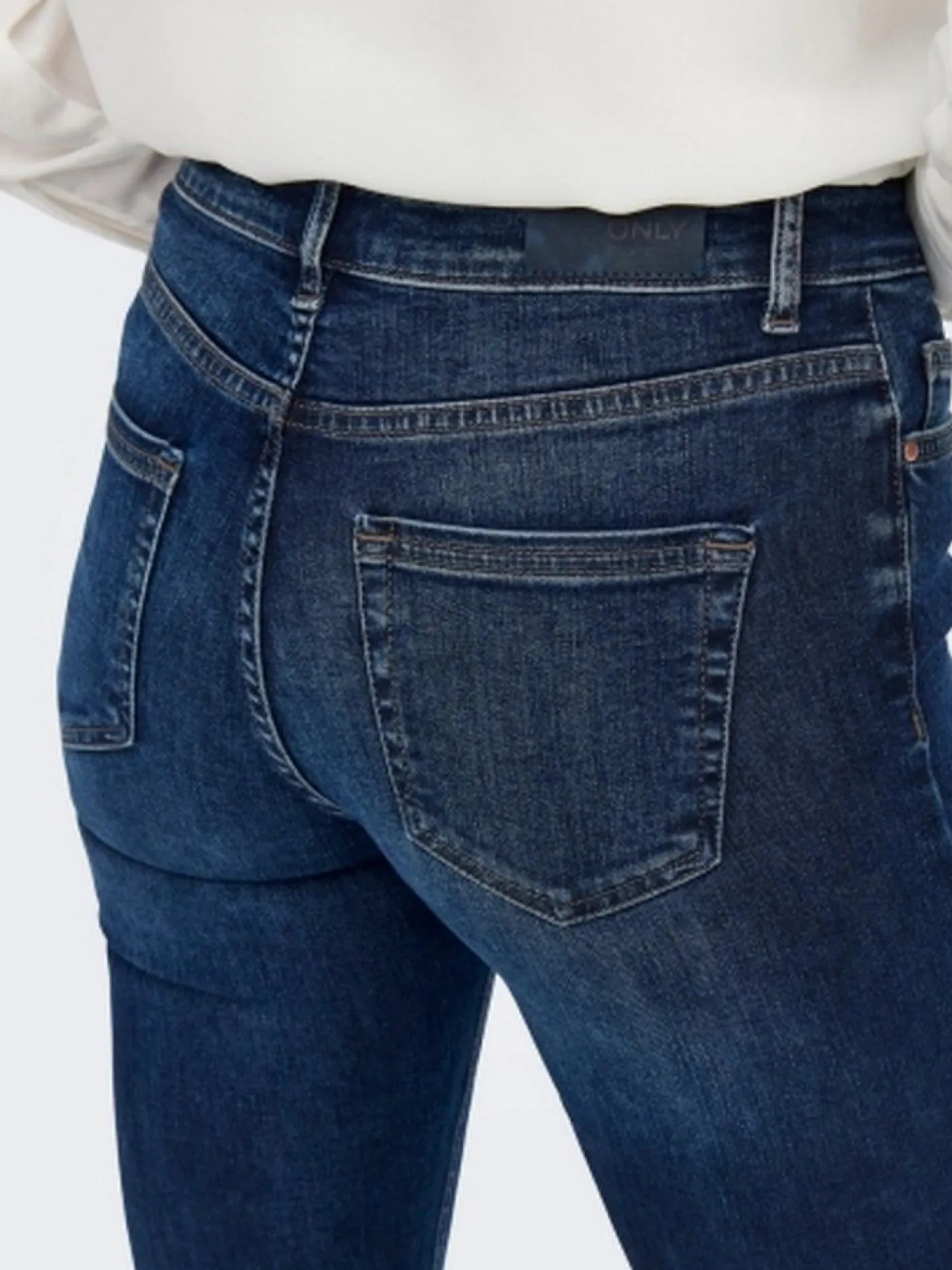 ONLBLUSH MID FLARED DNM TAI021 NOOS - Dark Blue De