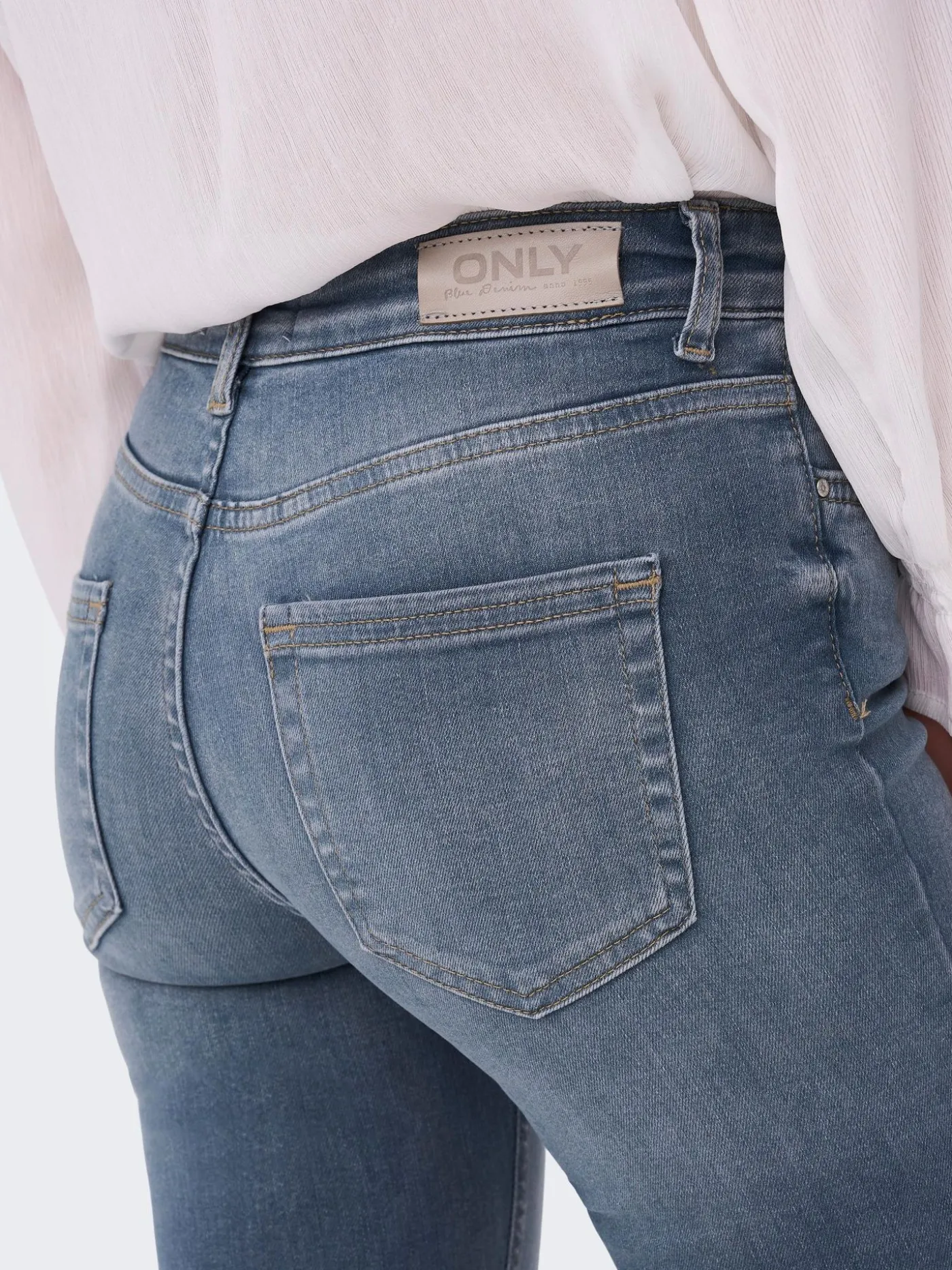 ONLBLUSH MID SK ANK RAW DNM REA231 - Special Blue