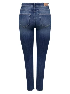 ONLBLUSH MID SK ANK  RAW DNM REA194 - Medium Blue