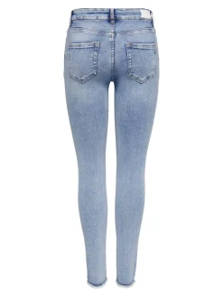 ONLBLUSH MID SK ANK RAW DNM REA694 - Medium Blue D