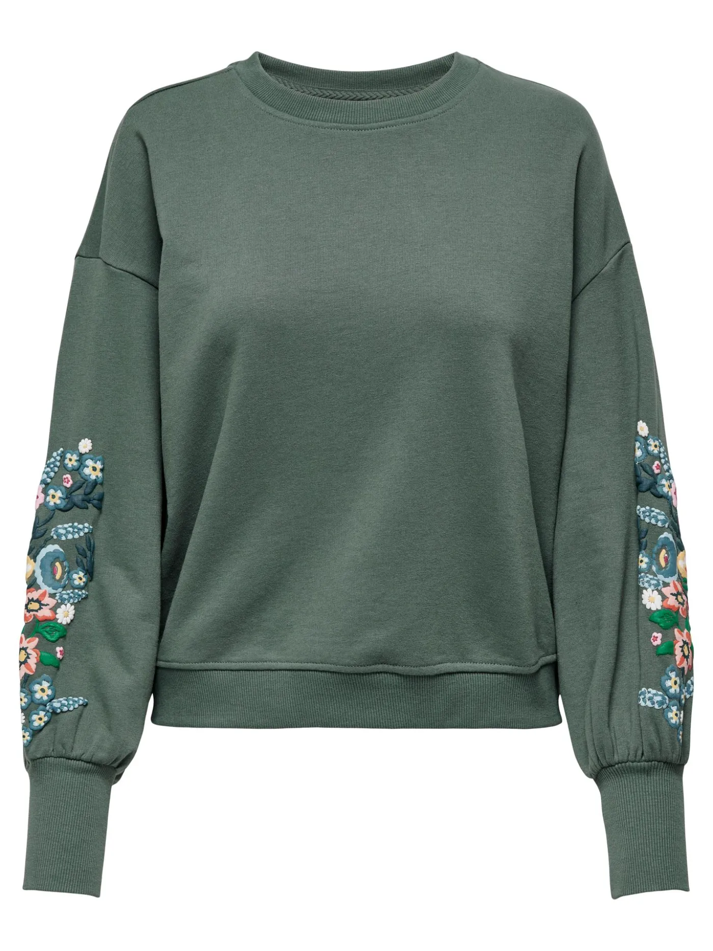 ONLBROOKE L/S O-NECK FLOWER SWT NOO