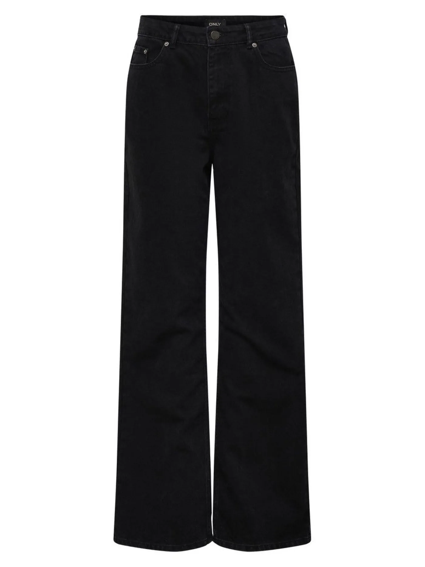 ONLCAMILLE LIFE EX HW WIDE DNM NOOS - Black Denim/