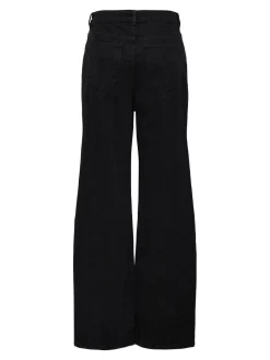 ONLCAMILLE LIFE EX HW WIDE DNM NOOS - Black Denim/