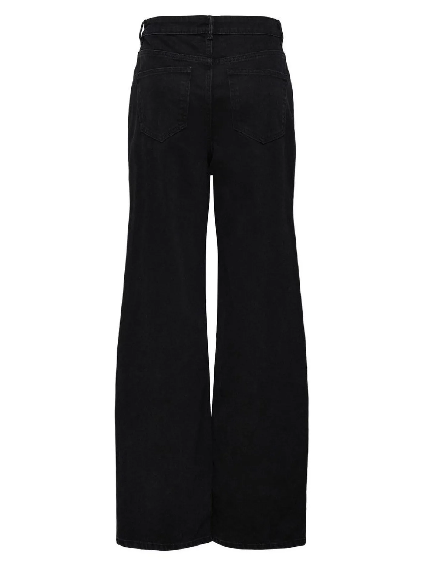 ONLCAMILLE LIFE EX HW WIDE DNM NOOS - Black Denim/