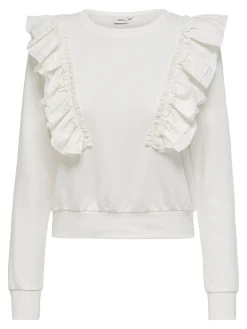 ONLEMILIA LIFE L/S MIX SWT - Cloud Dancer