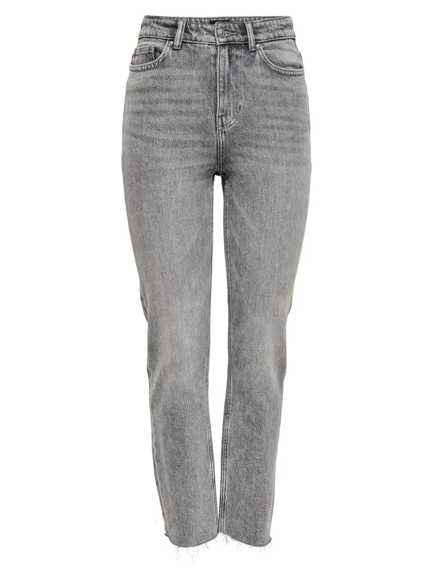 ONLEMILY LIFE HW ST RW CP AK NAS027 - Grey Denim